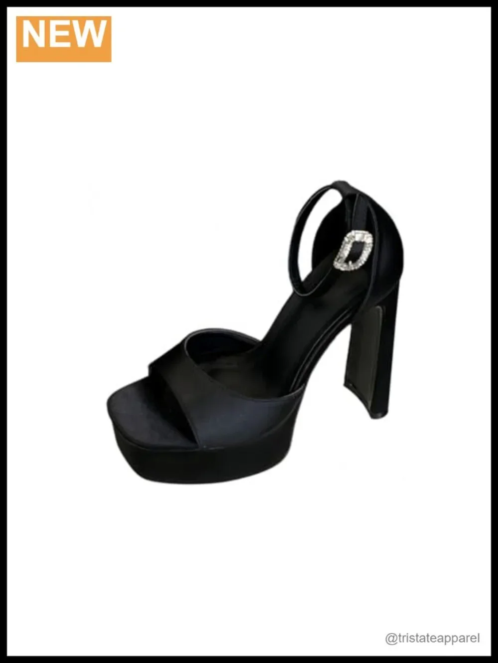 Platform Heels Open Toe Block Heel Ankle Strap Dressy Sandals